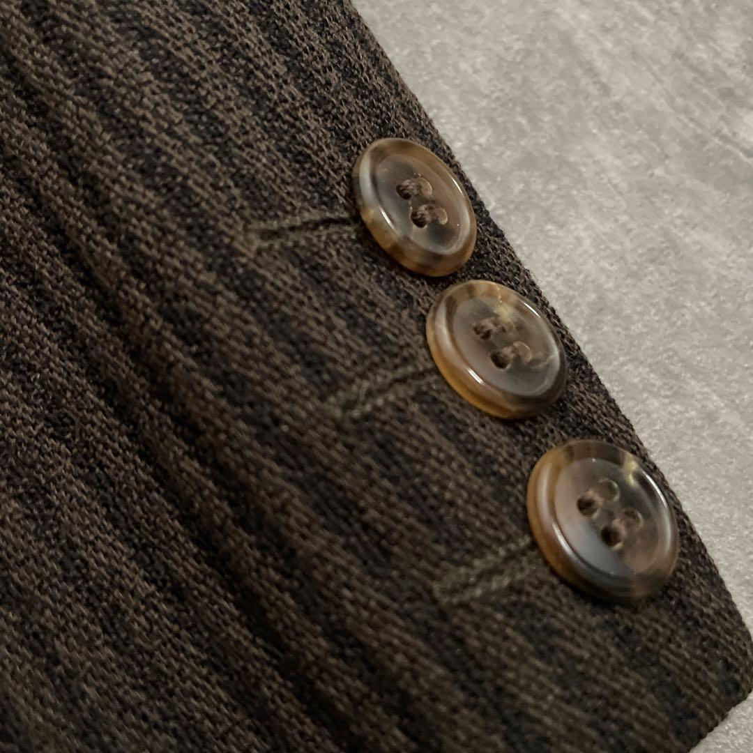 極上高級イタリア製コーデュロイスーツ × saint Laurentネクタイ