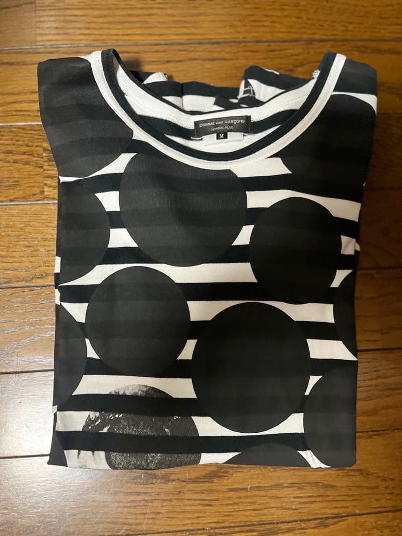 COMME des GARÇONS HOMME PLUS ロンＴドットボーダー