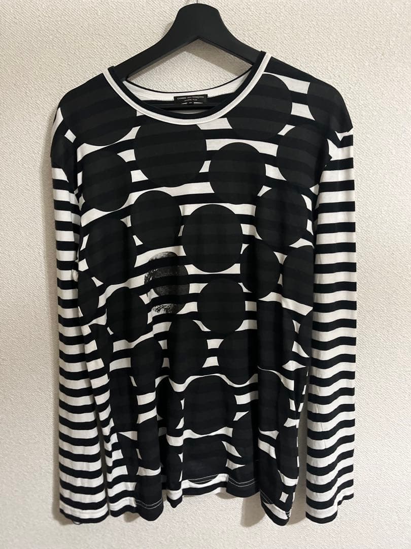 COMME des GARÇONS HOMME PLUS ロンＴドットボーダー
