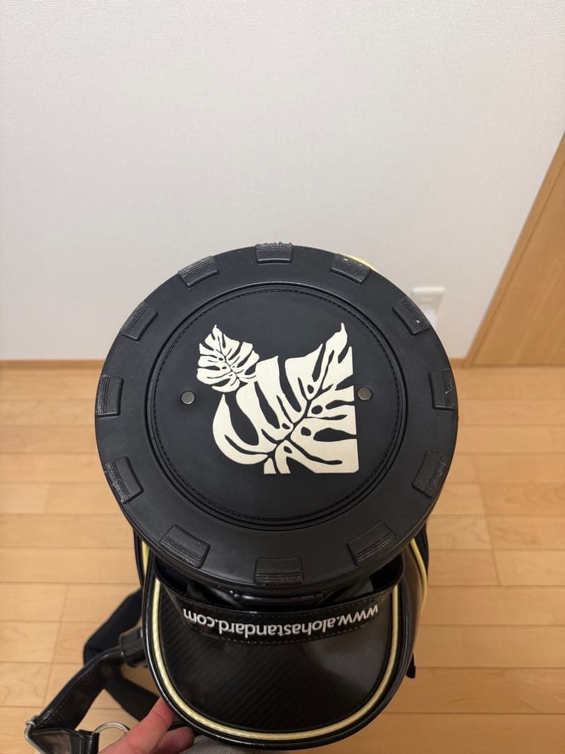 値下　アロハスタンダード9.5黒ヘッドカバー付き　ツアー3点ショルダーベルト付き