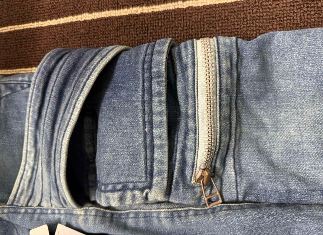 A.F ARTEFACT インディゴデニムカーゴサルエルスキニー　❗️2回着用美品