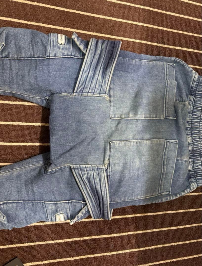 A.F ARTEFACT インディゴデニムカーゴサルエルスキニー　❗️2回着用美品