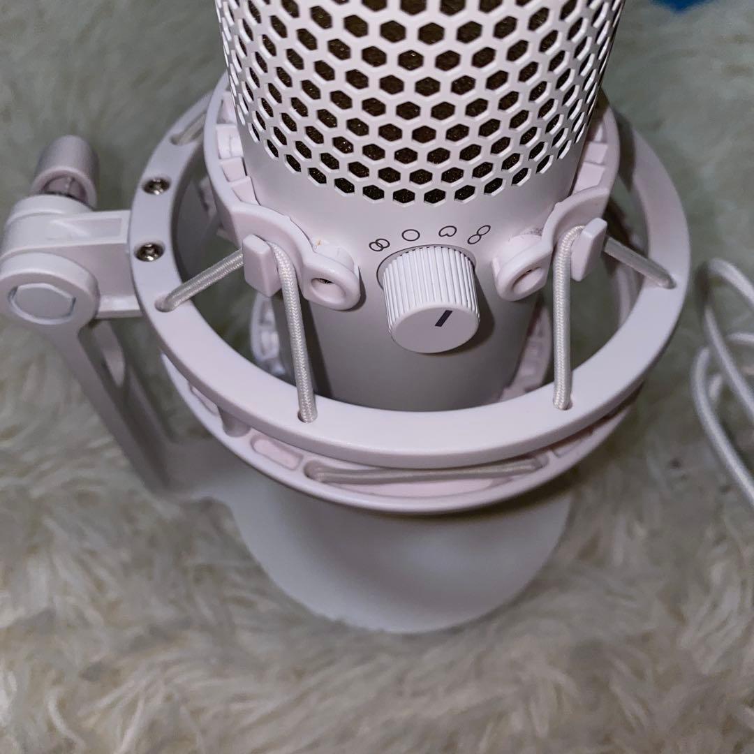 HyperX QuadCast S ホワイト 白 コンデンサーマイク
