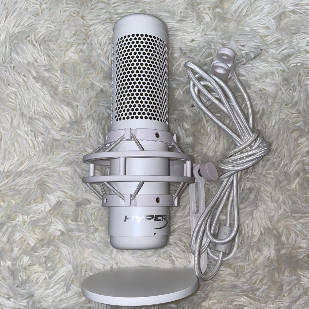 HyperX QuadCast S ホワイト 白 コンデンサーマイク