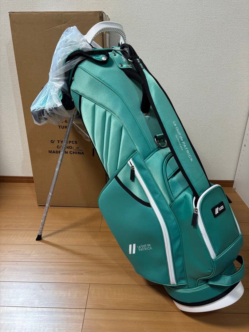 パトリック PATRICK ターコイズ スタンドキャディバッグ 2024