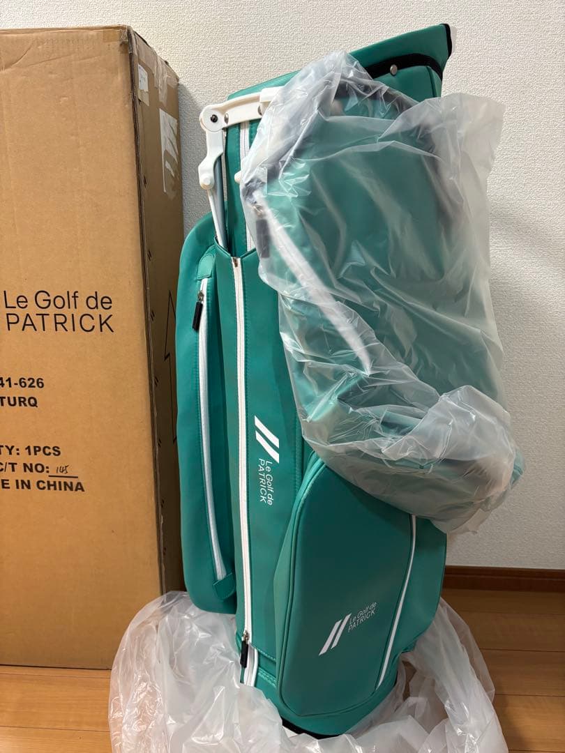 パトリック PATRICK ターコイズ スタンドキャディバッグ 2024