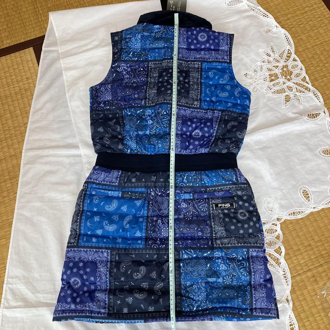 新品タグ付　PING ピン　ゴルフウエア　レディース　中綿ワンピース　Sサイズ