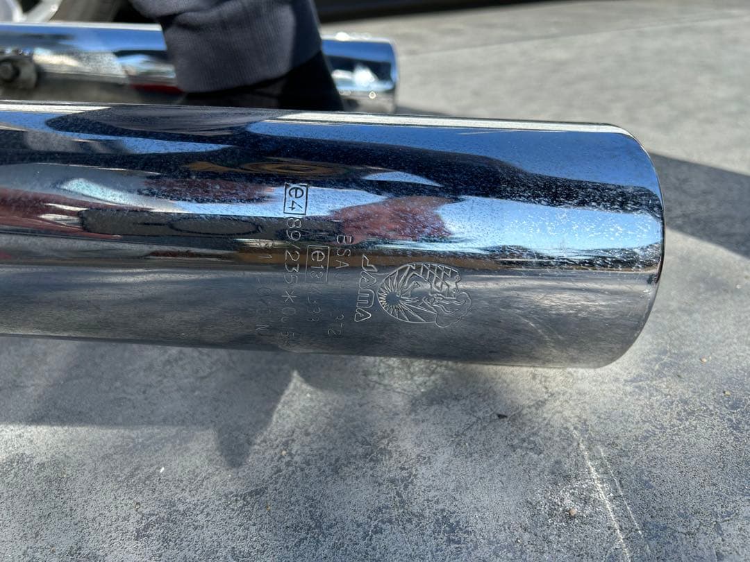 ステンレス ダブルエンドマフラー　CB400T