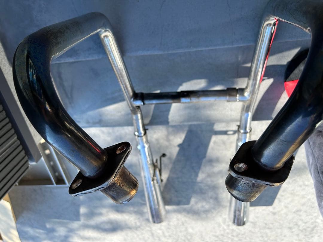 ステンレス ダブルエンドマフラー　CB400T