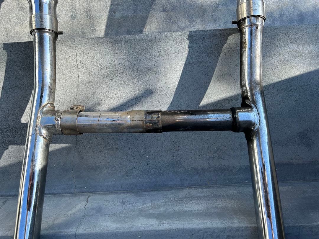 ステンレス ダブルエンドマフラー　CB400T