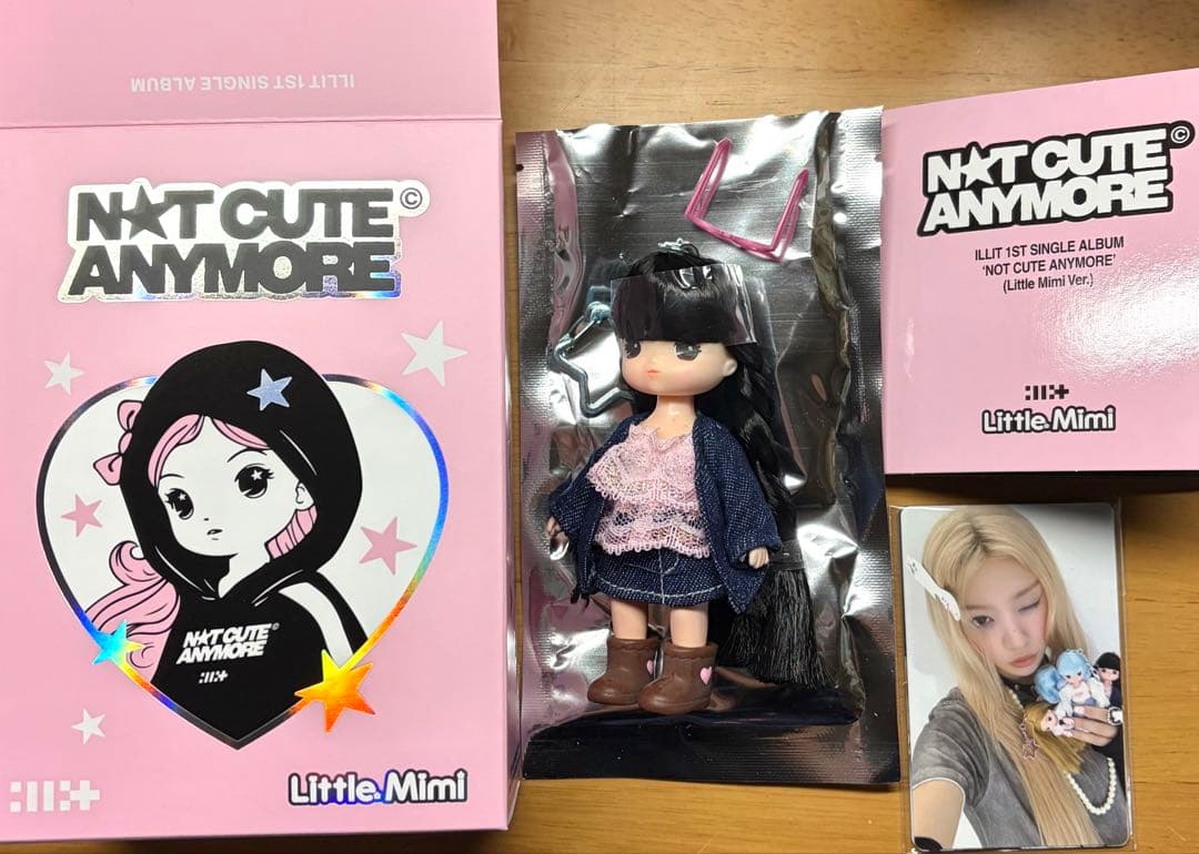 ILLIT not cute anymore リトルミミ　人形　アルバム