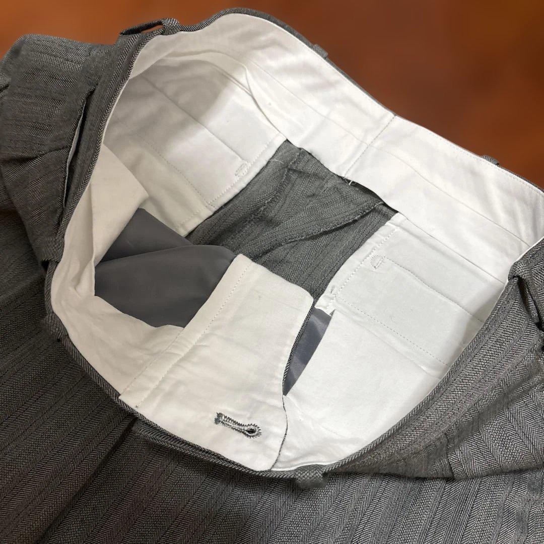 MAATEE&SONS JEFFELY 撚杢ヘリンボーン 25ss