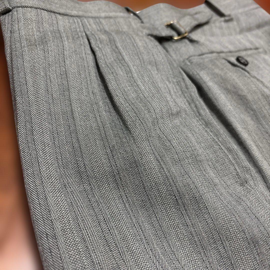 MAATEE&SONS JEFFELY 撚杢ヘリンボーン 25ss