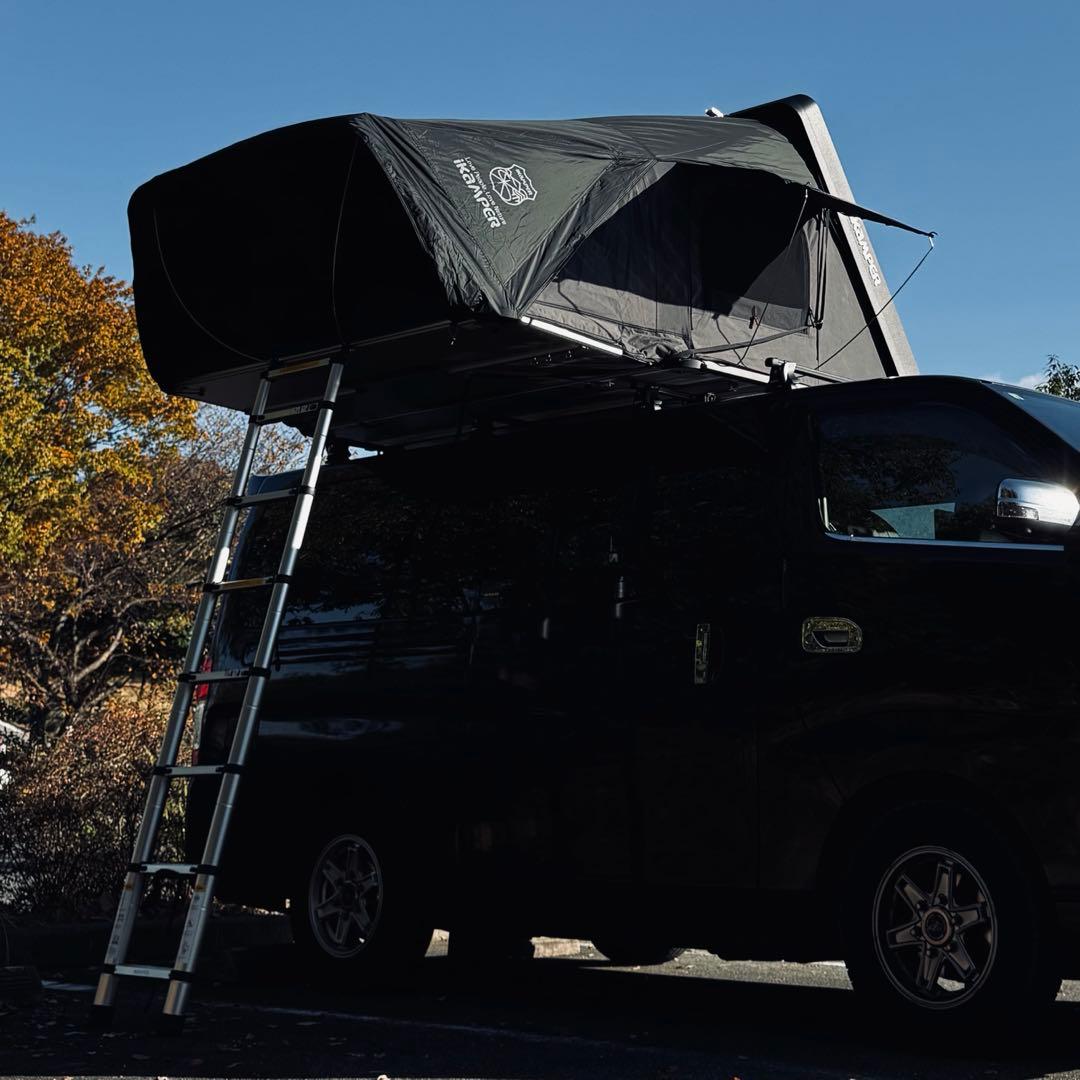 美品 ikamper skycamp 3.0 ロッキーブラック ルーフテント