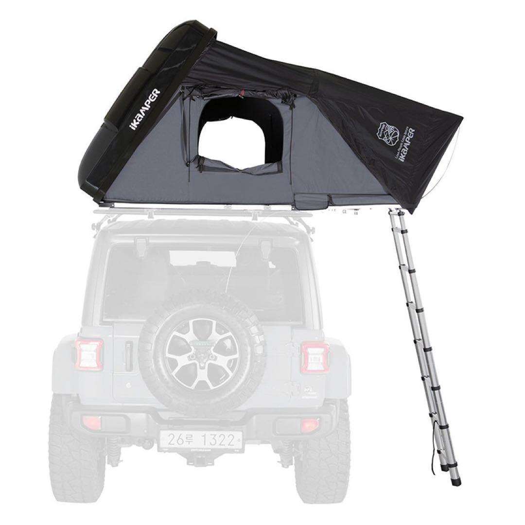 美品 ikamper skycamp 3.0 ロッキーブラック ルーフテント