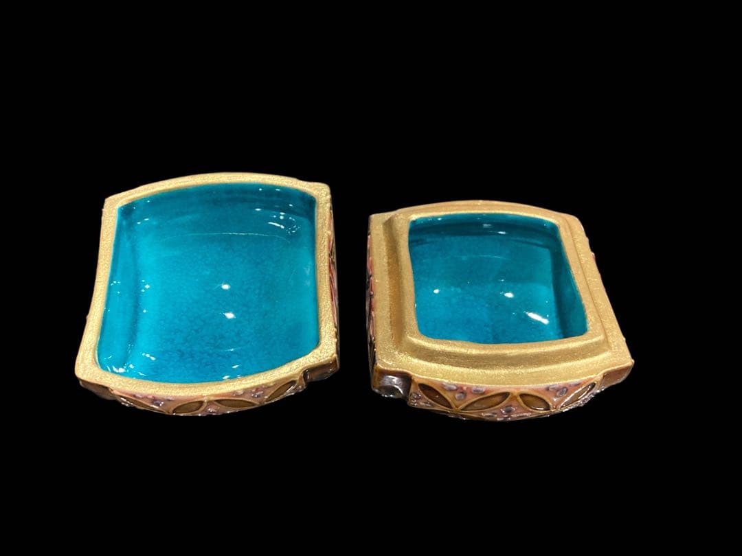 茶道具 山本一如 交趾 太鼓 香合 一如造 茶器 古美術 骨董 アンティーク