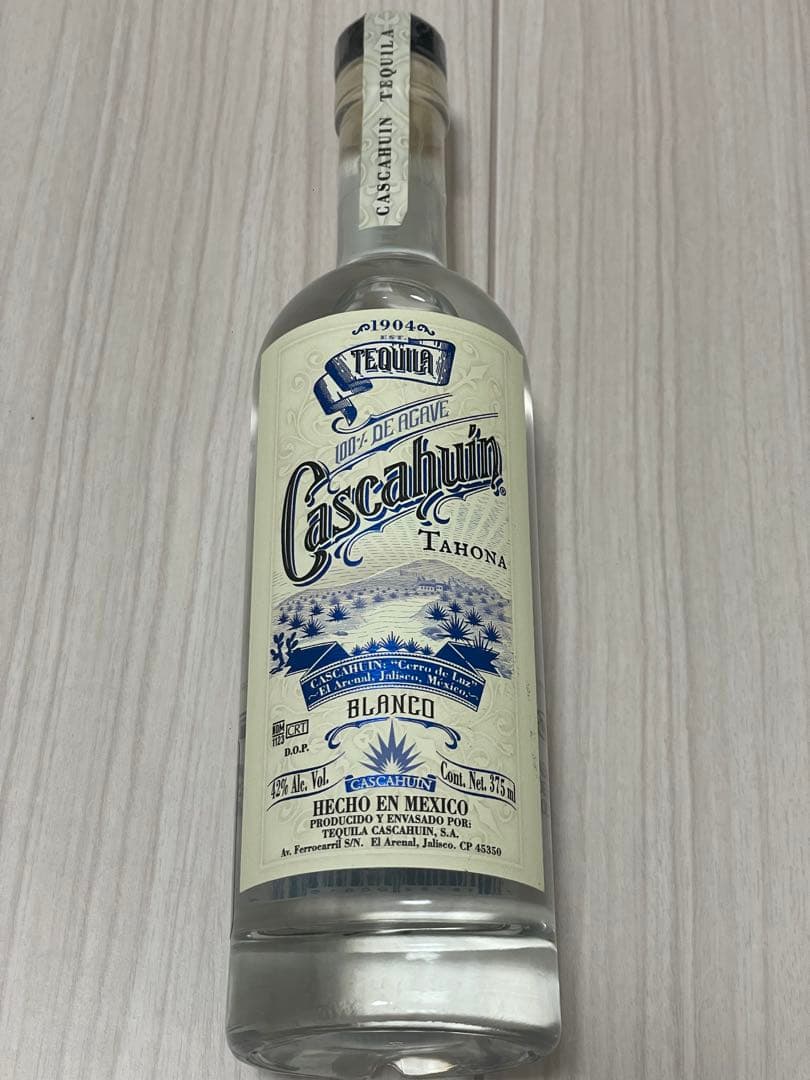 【未開栓】テキーラ Cascahuin Tahona 375ml 2本セット