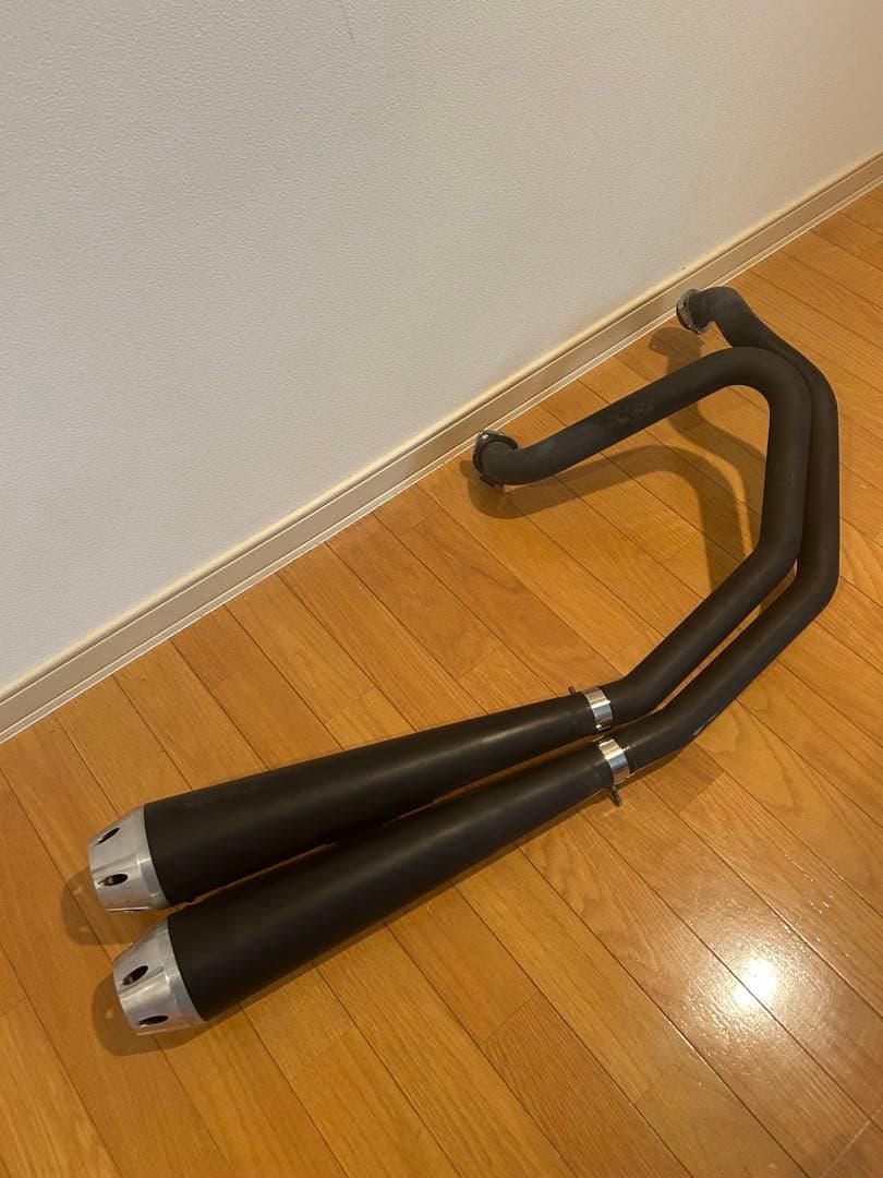 コウタロウ希少!!ハーレーXR1200モータステージフルエキマフラー
