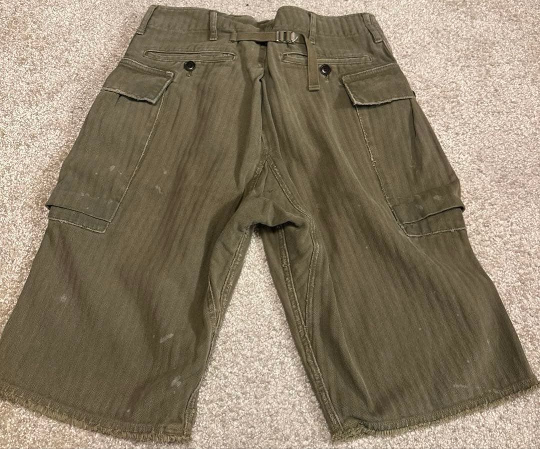 パンツ VETERANS SHORTS CRASH FW19