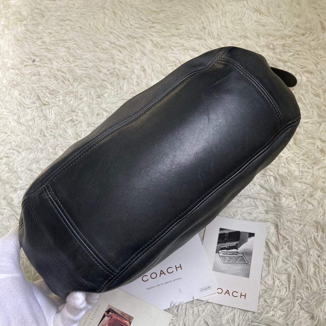 極美品 vintage coach old soho shoulder 黒