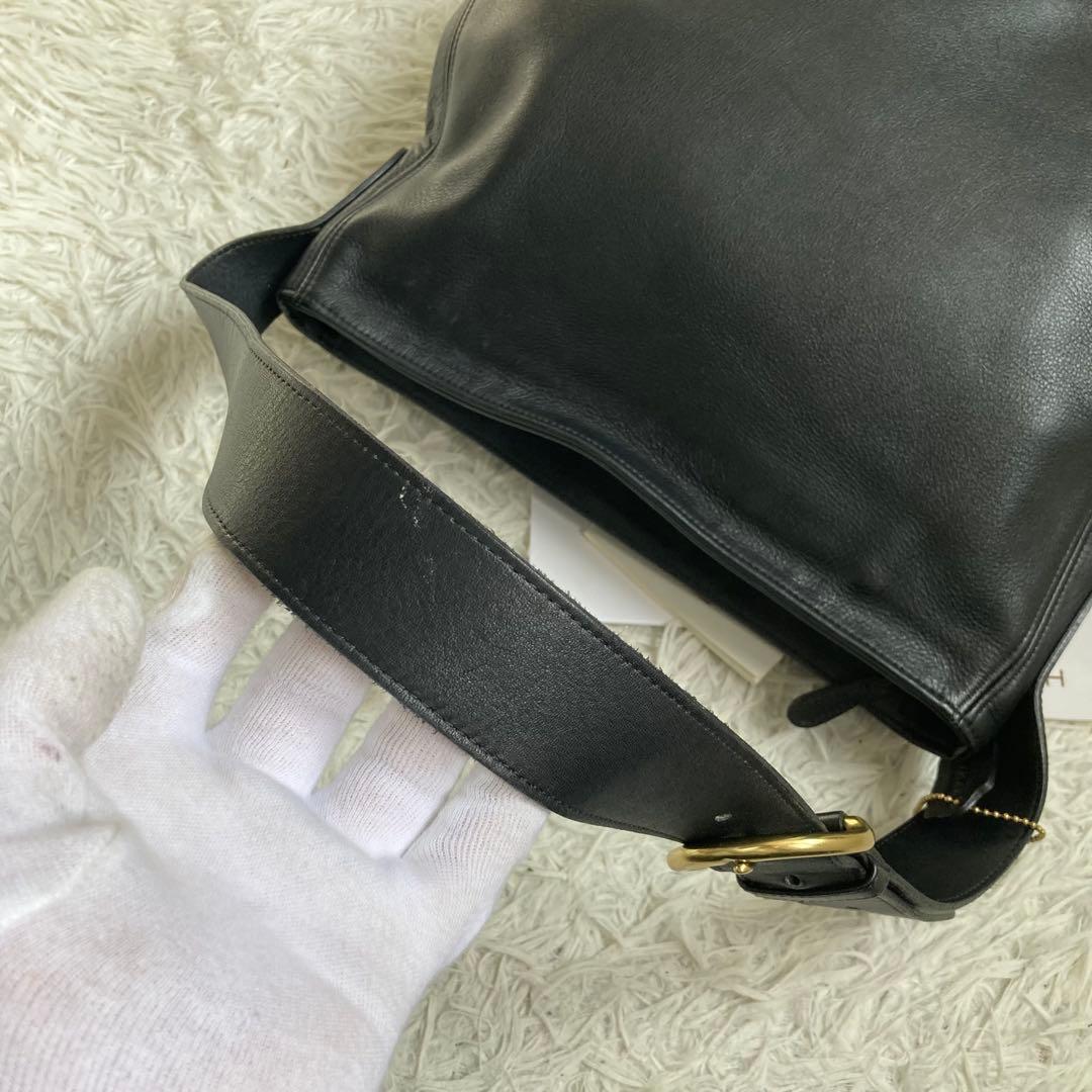 極美品 vintage coach old soho shoulder 黒