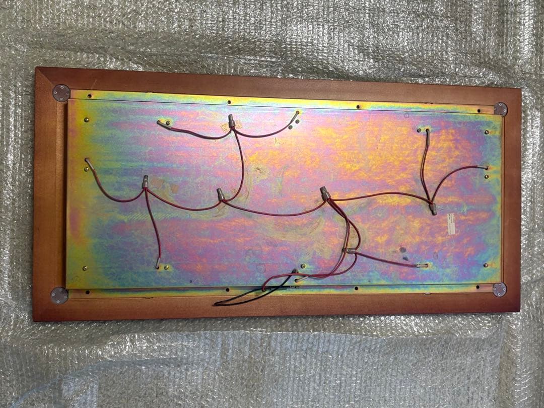 クリスタル装飾ミラー 約90cm x 40cm