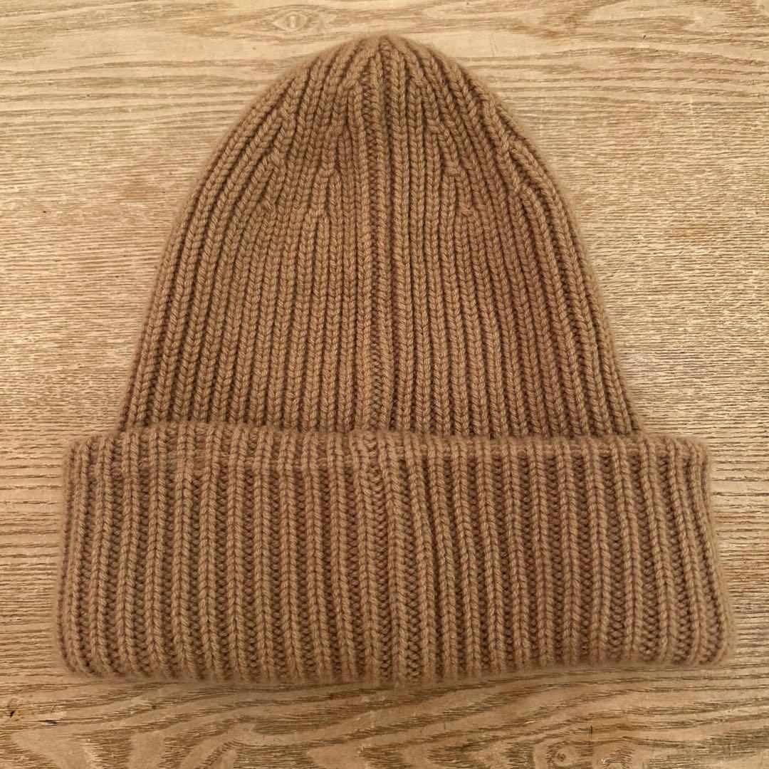 MONCLER モンクレール　ニット帽 キャメル