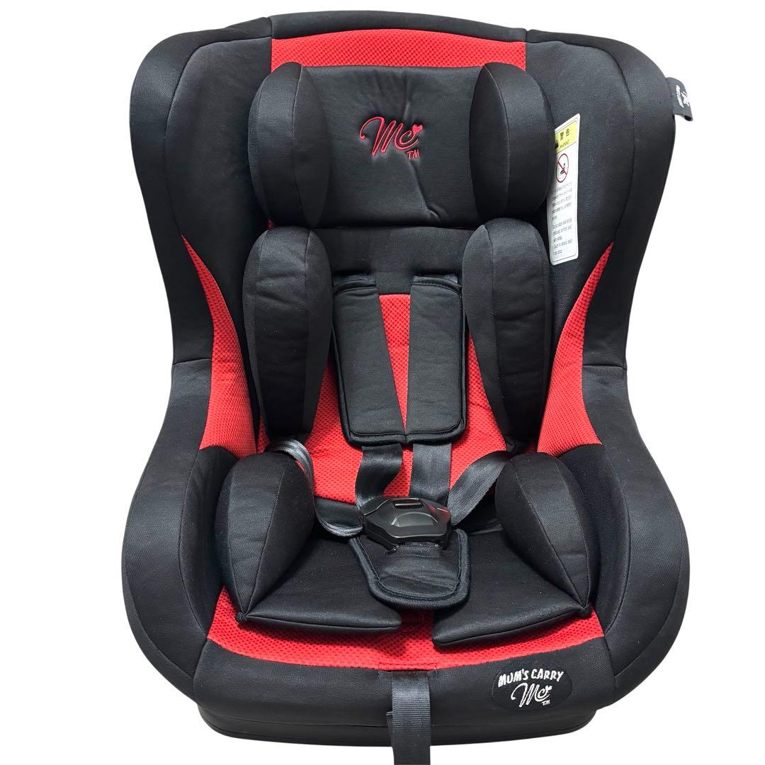 美品 西松屋 マムズキャリー レジェ チャイルドシート レッド 赤