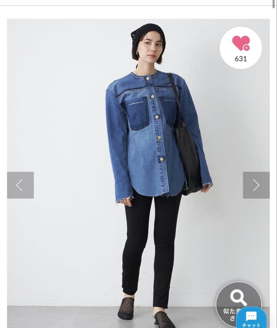 26日迄値下【新品】Whim Gazette レギンスZIPパンツ ブラック