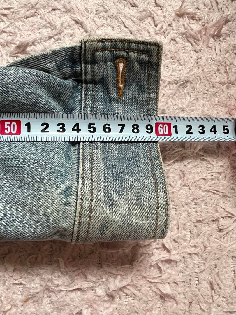 DOLCE&GABBANAドルガバ ダメージ加工デニムジャケット4ロゴ プレート