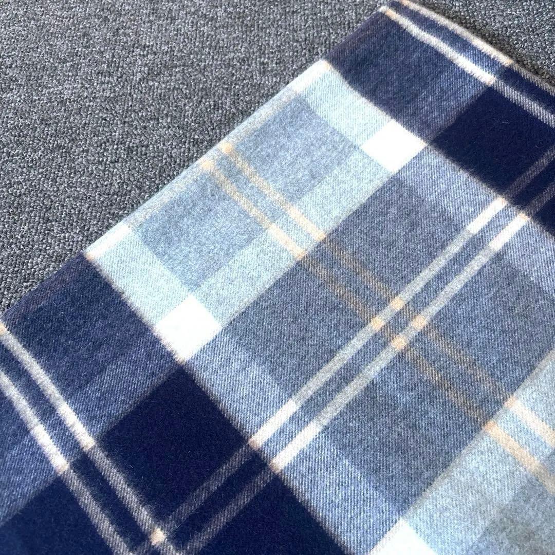 ジョンストンズ✳︎カシミヤ100%大判ストール✳︎SilverBannockbane