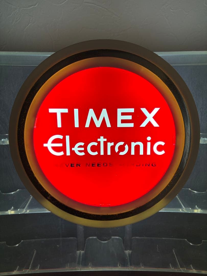 TIMEX 70s ディスプレイケース照明付き ディスプレイスタンド　展示ケース