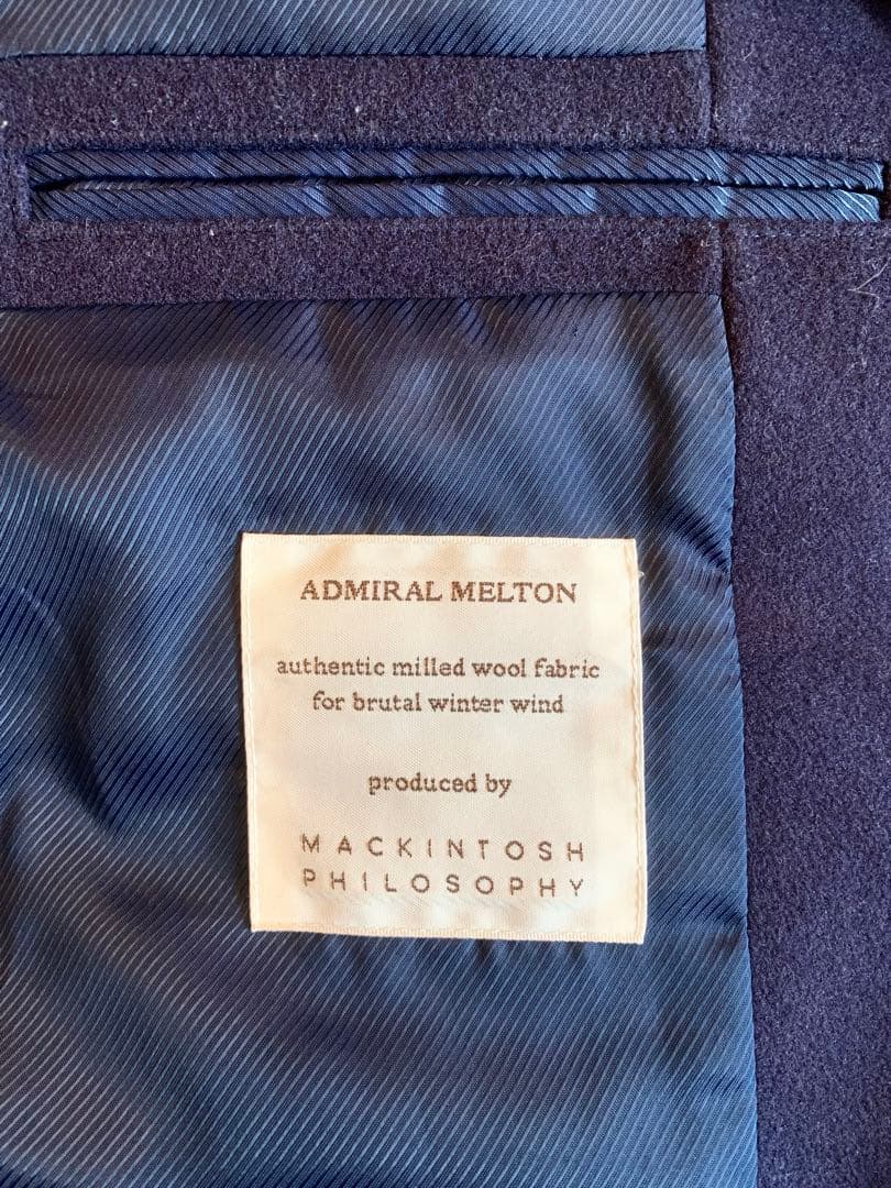 kikurinMACKINTOSH マッキントッシュ ピーコート ネイビー