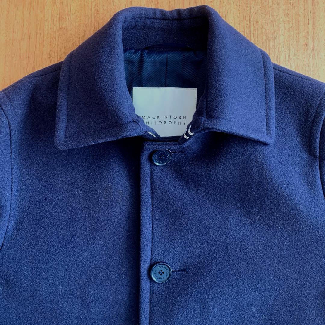 kikurinMACKINTOSH マッキントッシュ ピーコート ネイビー