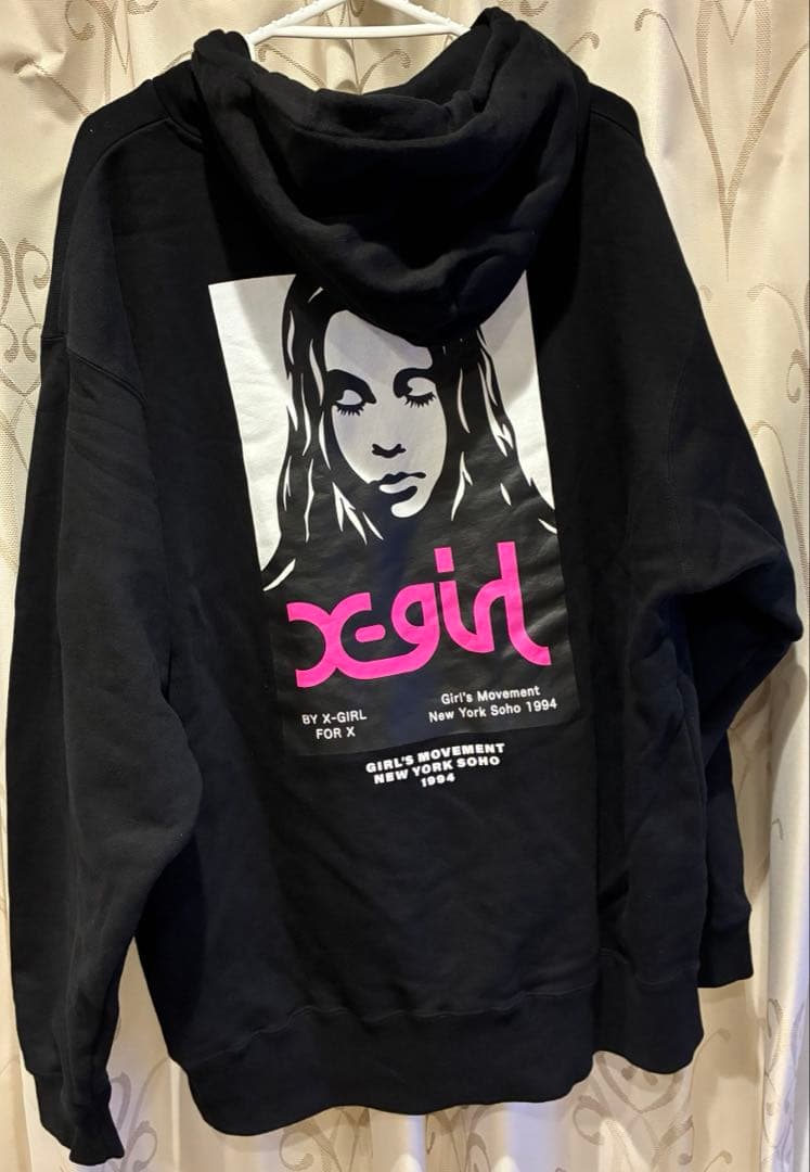 X-girl エックスガール パーカー フーディー スウェット フード