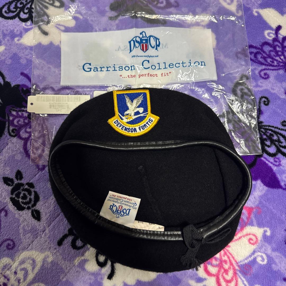 Garrison Collection 黒 ベレー帽 米軍実物