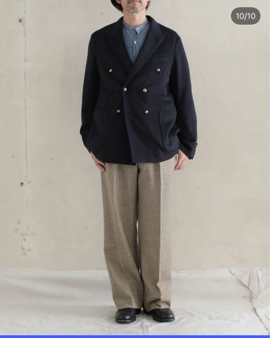 MAATEE&SONS カシミヤ ダブルブレスト ジャケット 3