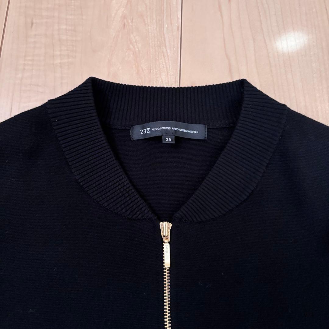 完売　2023年　23区　ヴィスコースストレッチ ニットブルゾン　＋他1点