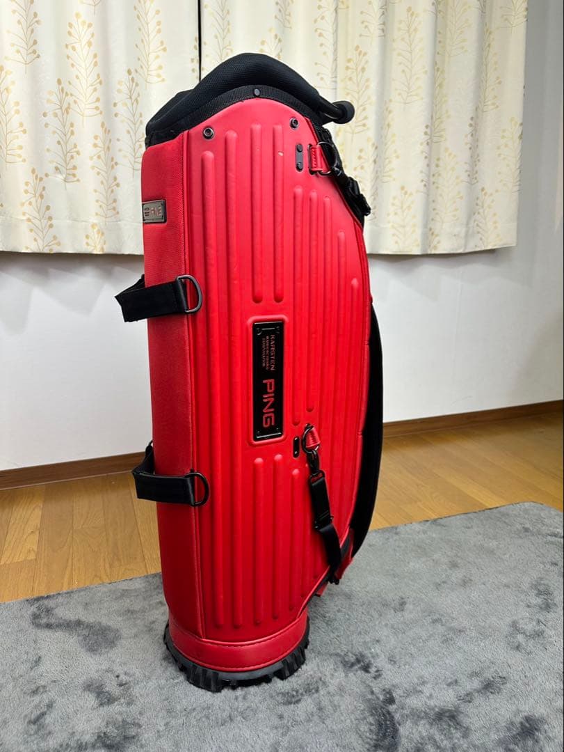 PING ピン キャディバッグ ワンポケット 9.5型 約4.9kg レッド