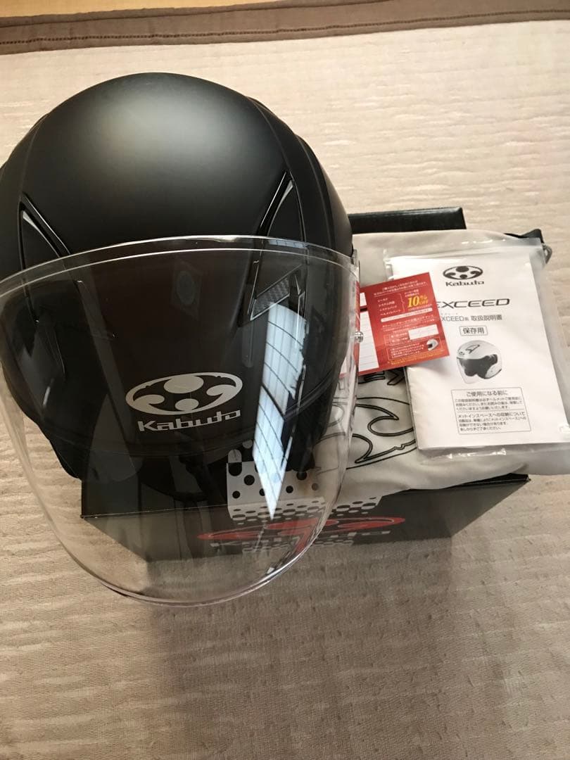 tatuKabuto フルフェイス マットブラック EXCEED Lサイズ