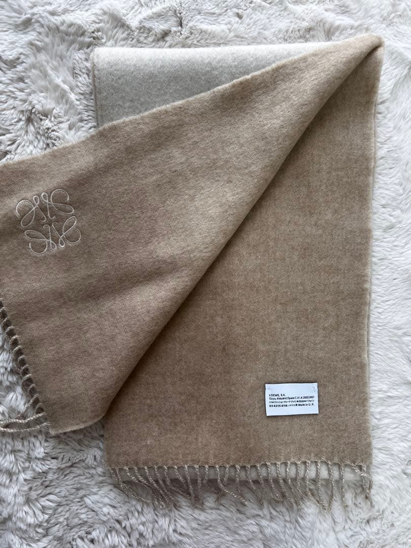 【LOEWE】バイカラー　マフラー