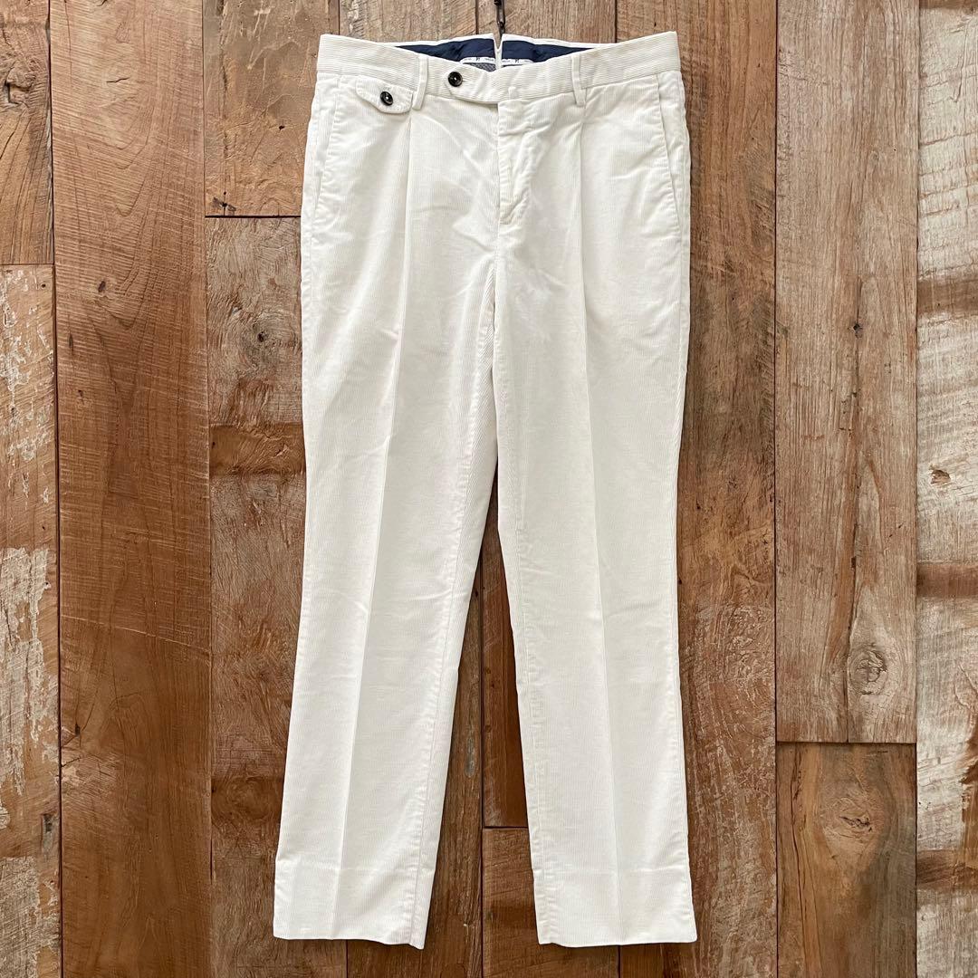 【極美品】PT TORINO テーパード コーデュロイ スラックス パンツ 44