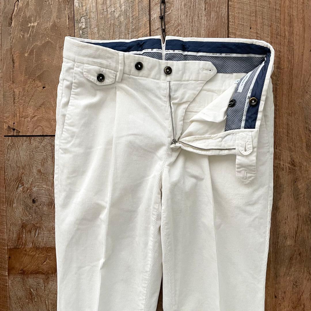 【極美品】PT TORINO テーパード コーデュロイ スラックス パンツ 44