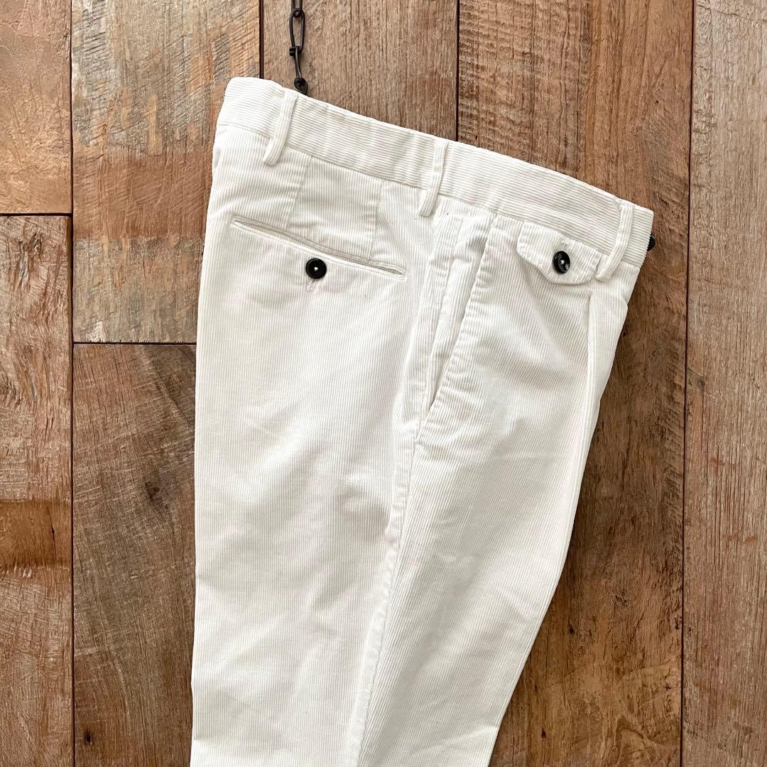 【極美品】PT TORINO テーパード コーデュロイ スラックス パンツ 44