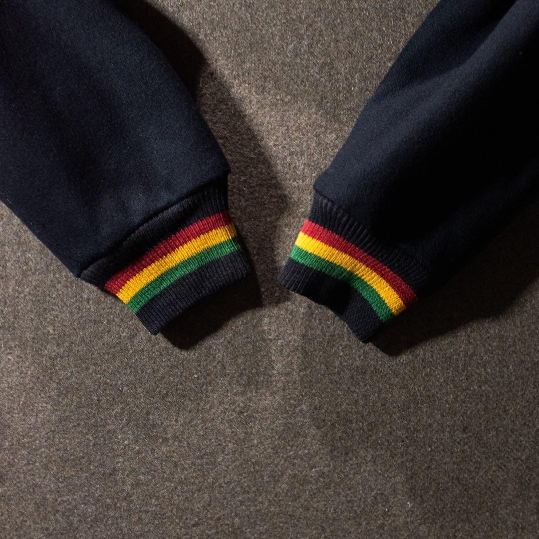 80s 90s USA製　Golden Bear ラスタカラー　スタジャン M