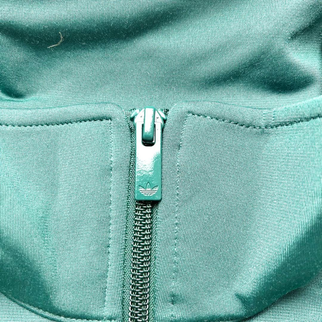 2XL新品同様 アディダス ファイアーバード ハイネック トラックジャケット 緑