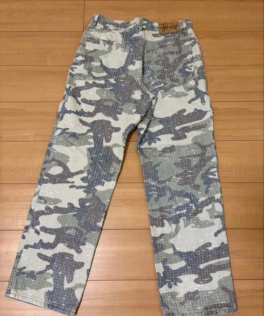 パンツ STUSSY BIG OL JEAN CAMO CANVAS 28size