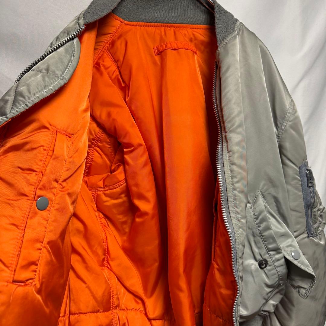 alpha made in USA MA-1 silver シルバー　20