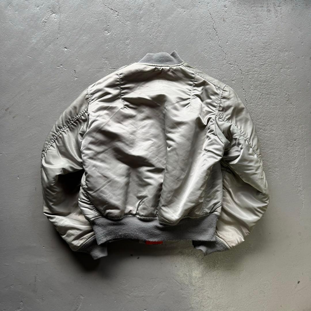 alpha made in USA MA-1 silver シルバー　20