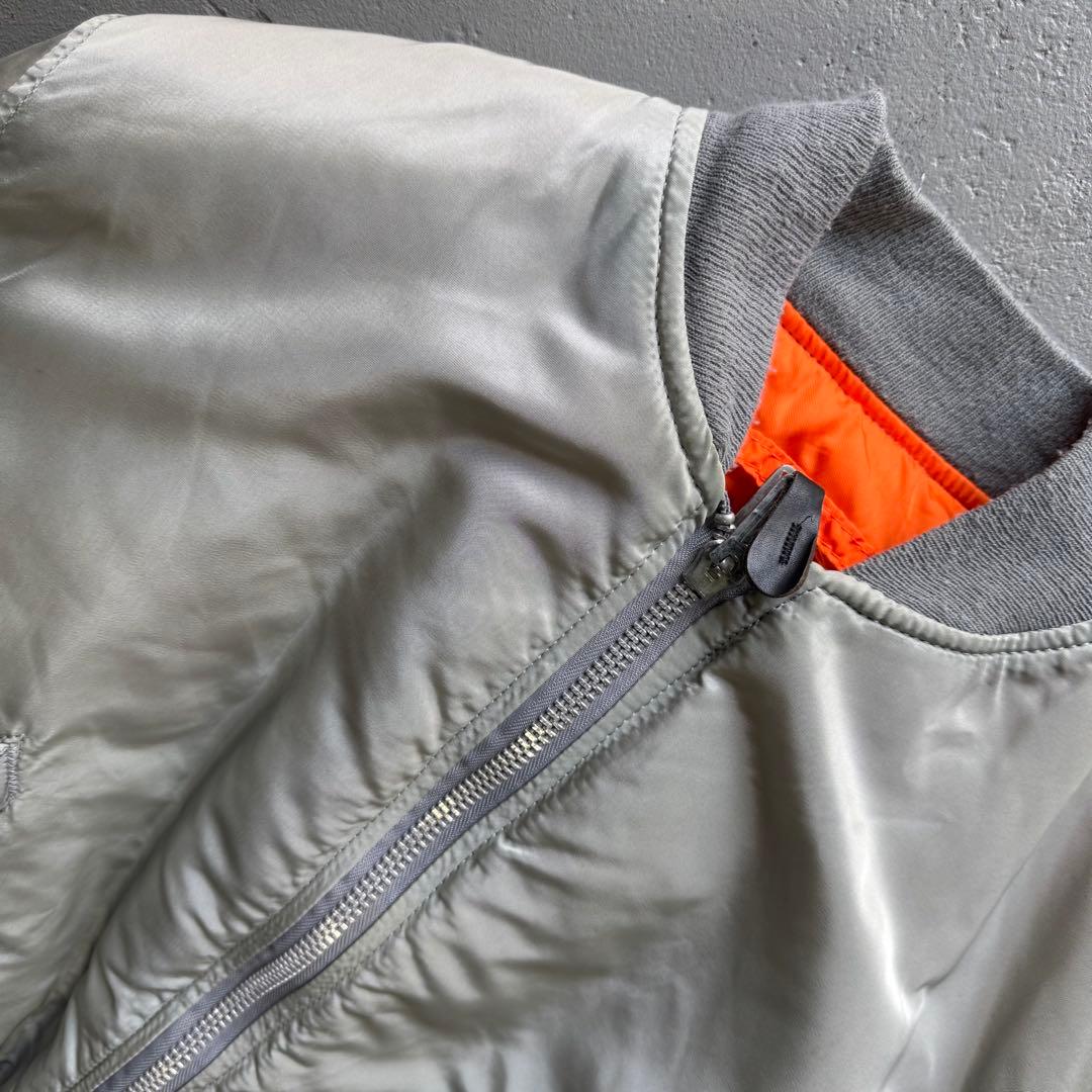 alpha made in USA MA-1 silver シルバー　20